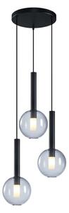 Lampadario a sospensione con filo NIKO 3xG9/9W/230V nero