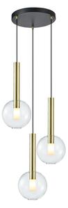 Lampadario a sospensione con filo NIKO 3xG9/9W/230V oro