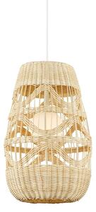 Lampadario a sospensione con filo ARONA 1xG9/9W/230V diametro 25 cm rattan