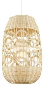 Lampadario a sospensione con filo ARONA 1xG9/9W/230V diametro 40 cm rattan