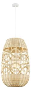 Lampadario a sospensione con filo ARONA 1xG9/9W/230V diametro 40 cm rattan