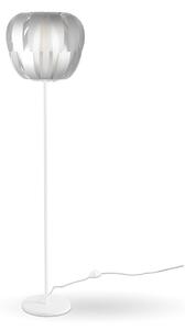 Piantana Moderna Queen Polilux ® Argento E Metallo 1 Luce E27