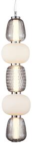 Lampadario LED a sospensione con filo CARO LED/40W/230V cromo