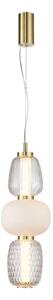 Lampadario LED a sospensione con filo CARO LED/28W/230V oro