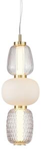 Lampadario LED a sospensione con filo CARO LED/28W/230V oro
