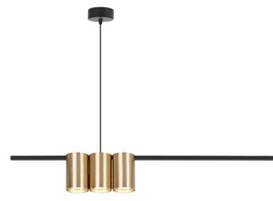 Lampadario a sospensione con filo GENESIS 5xGU10/8W/230V oro