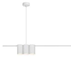 Lampadario a sospensione con filo GENESIS 5xGU10/8W/230V bianco