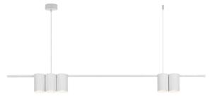 Lampadario a sospensione con filo GENESIS 5xGU10/8W/230V bianco