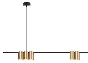 Lampadario a sospensione con filo GENESIS 7xGU10/8W/230V oro