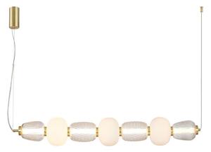 Lampadario LED a sospensione con filo CARO LED/42W/230V oro