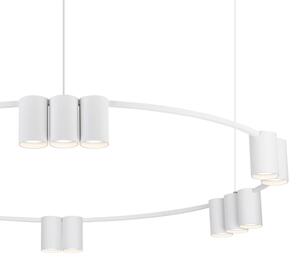 Lampadario a sospensione con filo GENESIS 15xGU10/8W/230V bianco