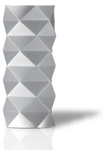 Lampada Da Scrivania-Ufficio Moderna Prisma Polilux ® Argento 1 Luce E27