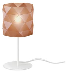 Lampada Da Scrivania-Ufficio Moderna Prisma Polilux ® Rame E Metallo 1 Luce E27