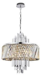 Lampadario a sospensione con catena MARGOT 9xE14/40W/230V cromo