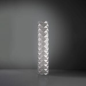 Piantana Moderna Prisma Polilux ® Argento E Metallo 3 Luci E27 H122Cm