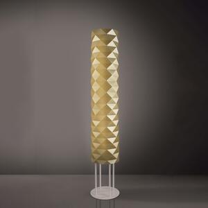 Piantana Moderna Prisma Polilux ® New Gold E Metallo 3 Luci E27