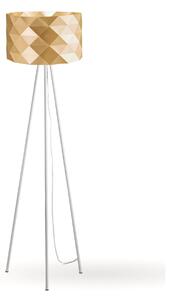 Piantana Moderna 3 Piediprisma Polilux ® New Gold E Metallo 1 Luce E27