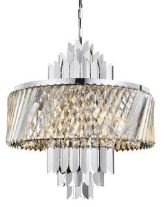 Lampadario a sospensione con catena MARGOT 9xE14/40W/230V cromo