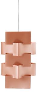 Sospensione Moderna Building Polilux ® Rame E Metallo Cromo 1 Luce E27 H60Cm