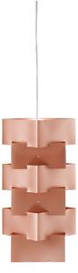Sospensione Moderna Building Polilux ® Rame E Metallo Cromo 1 Luce E27