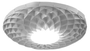 Applique Moderna Dalia Polilux ® Argento 1 Luce Led Integrato 20W 3000K