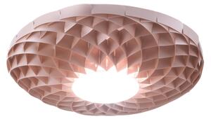 Applique Moderna Dalia Polilux ® Pink Metal 1 Luce Led Integrato 20W 3000K