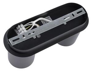 Plafoniera CREEP 2xGU10/25W/230V nera