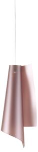 Sospensione Moderna Vela Polilux ® Pink Metal E Metallo Cromo 1 Luce E27 H68Cm