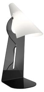 Lampada Da Scrivania Moderna Calle Polilux ® Fumè Materie Plastiche 1 Luce E14
