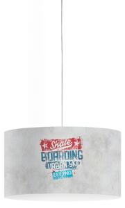 Lampadario Moderno Decolight Polilux ® Grafica Urban 1 Luce E27
