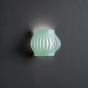 Applique Moderna Helios Polilux ® Verde Pastello 1 Luce E27 H25Cm