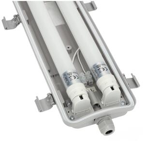 Brilagi -Lampada fluorescente tecnica LED OPTIMA T8 2xG13/9W/230V 4000K IP65 67,5 cm