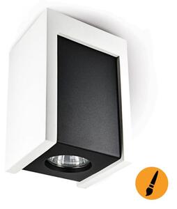 Luce Spot da soffitto LINDO NERO 1xGU10/25W/230V