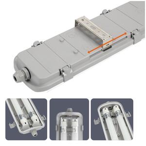 Brilagi -Lampada fluorescente tecnica LED OPTIMA T8 2xG13/9W/230V 4000K IP65 67,5 cm