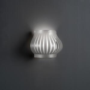 Applique Moderna Helios Polilux ® Argento 1 Luce E27 H25Cm