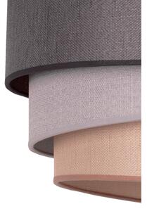 Duolla - Lampadario a sospensione con filo TRIO 1xE27/40W/230V diametro 45 cm antracite/grigio/marrone