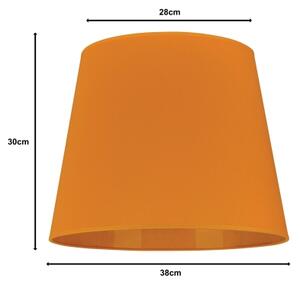 Duolla - Paralume per lampada da terra CLASSIC L E27 diametro 38 cm giallo