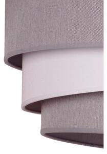 Duolla - Lampadario a sospensione con filo TRIO 1xE27/40W/230V diametro 45 cm grigio/bianco