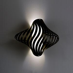 Applique Moderna Helios Polilux ® Nero 1 Luce E27