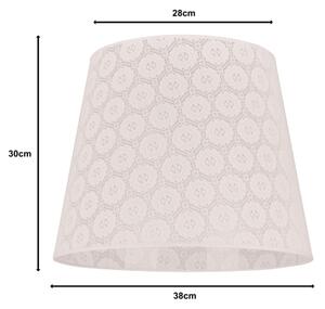 Duolla - Paralume per lampadario CLASSIC L E27 diametro 38 cm bianco