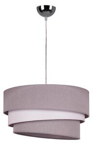 Duolla - Lampadario a sospensione con filo TRIO 1xE27/40W/230V diametro 45 cm grigio/bianco