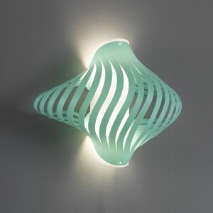 Applique Moderna Helios Polilux ® Verde Pastello 1 Luce E27