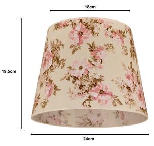 Duolla - Paralume per lampada da tavolo CLASSIC M E27 diametro 24 cm rosa