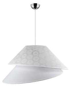 Duolla - Lampadario a sospensione con filo COCO 1xE27/40W/230V diametro 50 cm bianco