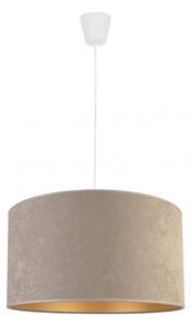 Duolla - Lampadario a sospensione con filo ROLLER 1xE27/40W/230V diametro 40 cm grigio