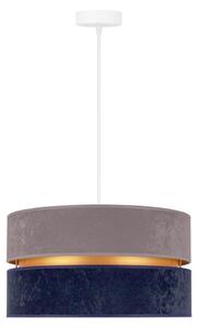 Duolla - Lampadario a sospensione con filo DUO 1xE27/15W/230V diametro 40 cm blu