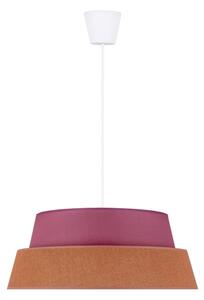 Duolla - Lampadario a sospensione con filo GALAXY 1xE27/40W/230V diametro 50 cm rosa