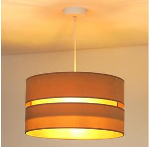 Duolla - Lampadario a sospensione con filo DUO 1xE27/15W/230V diametro 40 cm beige