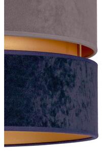 Duolla - Lampadario a sospensione con filo DUO 1xE27/15W/230V diametro 40 cm blu