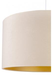 Duolla - Lampadario a sospensione con filo ROLLER 1xE27/40W/230V diametro 40 cm color crema